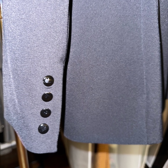 Veronica Beard Navy Blazer with Zipper Details - Picture 6 of 6